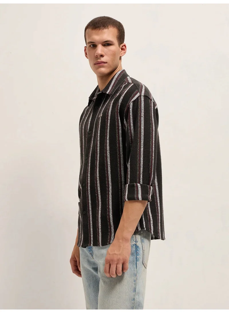 THE BEAR HOUSE  Men’s Trendy Shacket for All Seasons | Casual Overshirt Jacket for Men | Versatile Outerwear Layer for Office, Streetwear & Travel | Modern Smart Look for Everyday Outfits for Men | Best Price UAE