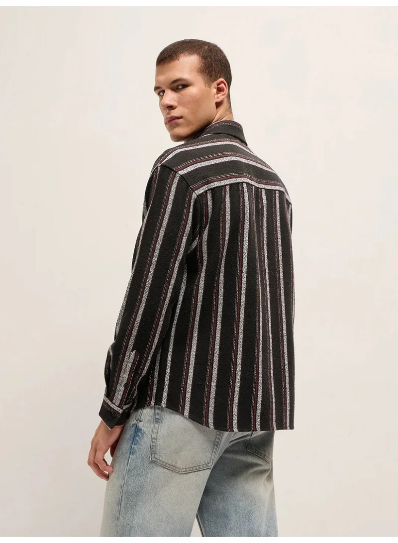 THE BEAR HOUSE  Men’s Trendy Shacket for All Seasons | Casual Overshirt Jacket for Men | Versatile Outerwear Layer for Office, Streetwear & Travel | Modern Smart Look for Everyday Outfits for Men | Best Price UAE