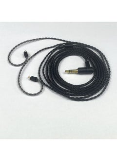 Generic Four-strand Copper Silver-plated Black Twisted Shure Injection IE40MMCX0.78IE80QDCTFZ Headset Upgrade Cable-Color:IE40 +3 Yuan-Length:3.5 Injection Elbow  - Image 4