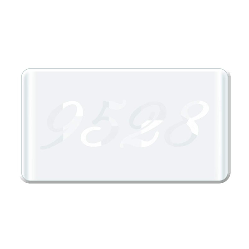 BearHoHo Escape Room Game Password Clue Cards Props Magic Transparent Acrylic Cards for Real Life Puzzle Game Pile Four Cards Up to Get Clues Run Away from Player Adventure Secret Room