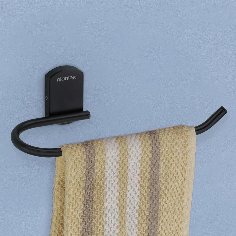Plantex 304 Grade Stainless Steel Napkin Holder for washbasin Black - Image 1