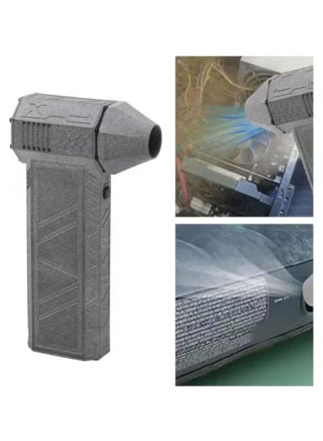 JAJEEK Air Blower Super Jet Fan – 120,000 RPM Turbo Mini Blower | Rechargeable Cordless Air Duster for Car, Camping, and Outdoor Cleaning | Lightweight & Compact Handheld Design | Powerful Jet Dry Air Blower for Dusting, Drying, Electronics, and Home Use  - Image 3
