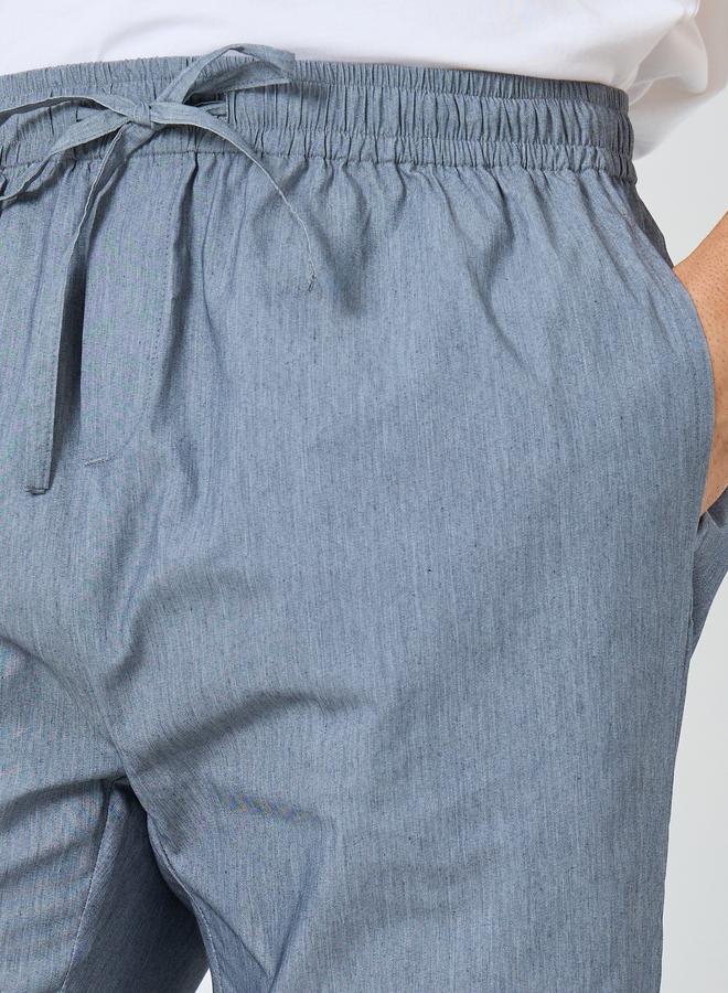 ستايلي مجموعة من 2 بنطال بيجاما قطن بقصة مريحة - Image 4