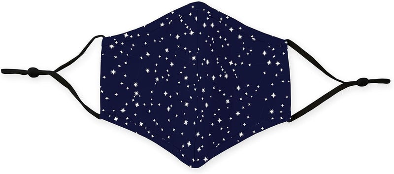 WeddingStar 3-Ply Kid's Washable Cloth Face Mask Reusable and Adjustable with Filter Pocket - Image 2