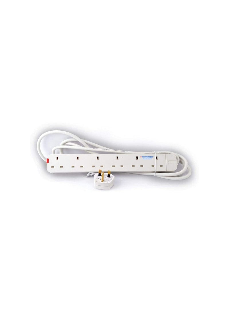 Terminator Terminator 6 Way Power Extension UK Sockets - TPB 1110-3M  - Image 1