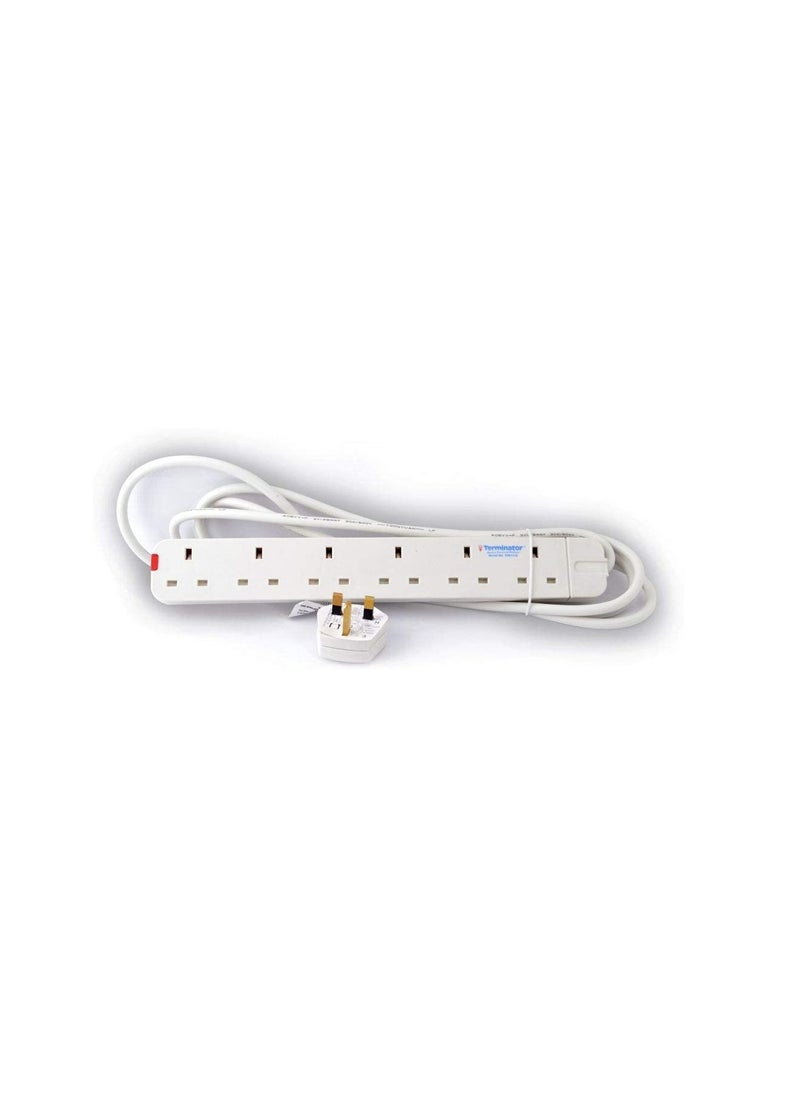 Terminator Terminator 6 Way Power Extension UK Sockets - TPB 1110-3M  - Image 3