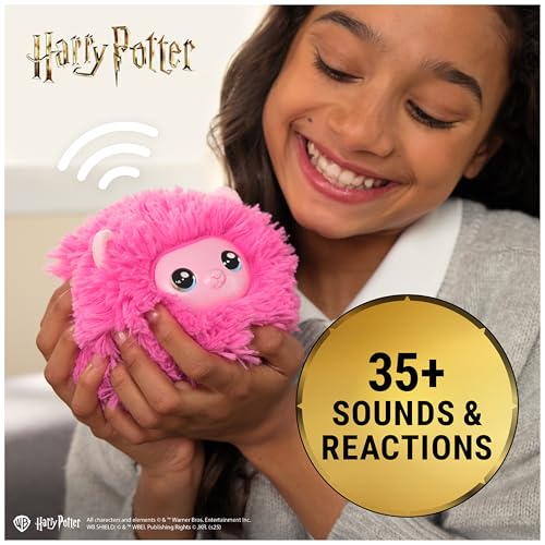 Wizarding World Harry Potter Interactive Pygmy Puff Plush Toy Pet with Over 35 Sounds Reactions Kids Toys for Girls Boys - Image 5