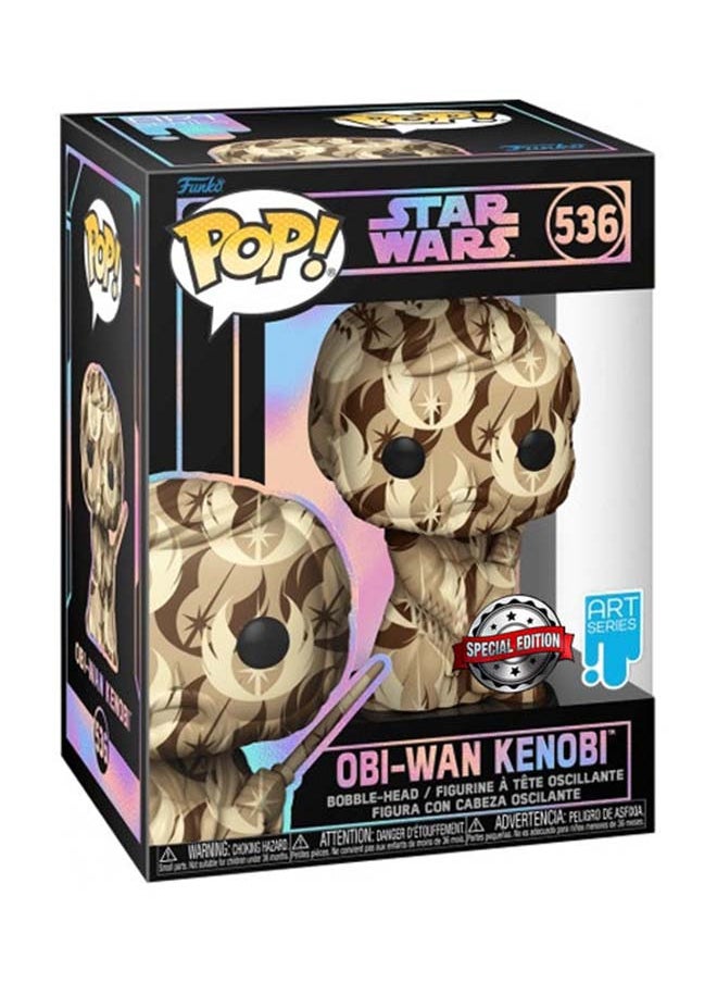 Funko بوب! سلسلة الفنانين: أفلام: حرب النجوم - أوبي وان  - Image 2