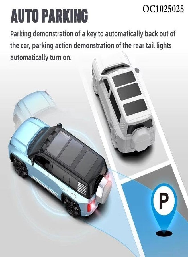 سيارة جوي جاي موكا يو 8 قابلة لإعادة الشحن بمقياس 1:12، تعمل بجهاز تحكم عن بعد، مزودة بمحطة شحن كهربائية | ركن تلقائي، إضاءة وموسيقى للأطفال. متعددة الألوان - Image 5