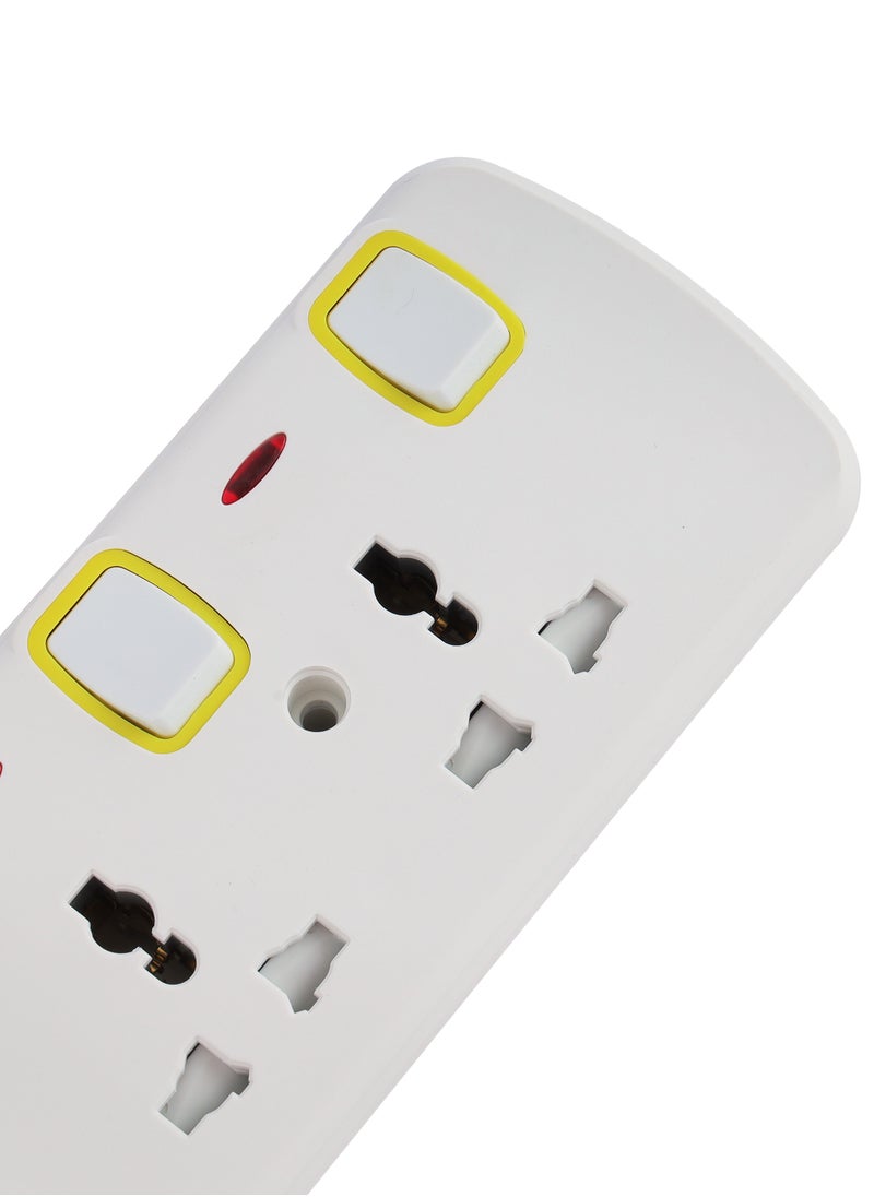 Olsenmark - Olsenmark 3 Way Universal Power Extension Socket With 2 USB 2.1A, 3M Cable 13A - Image 1