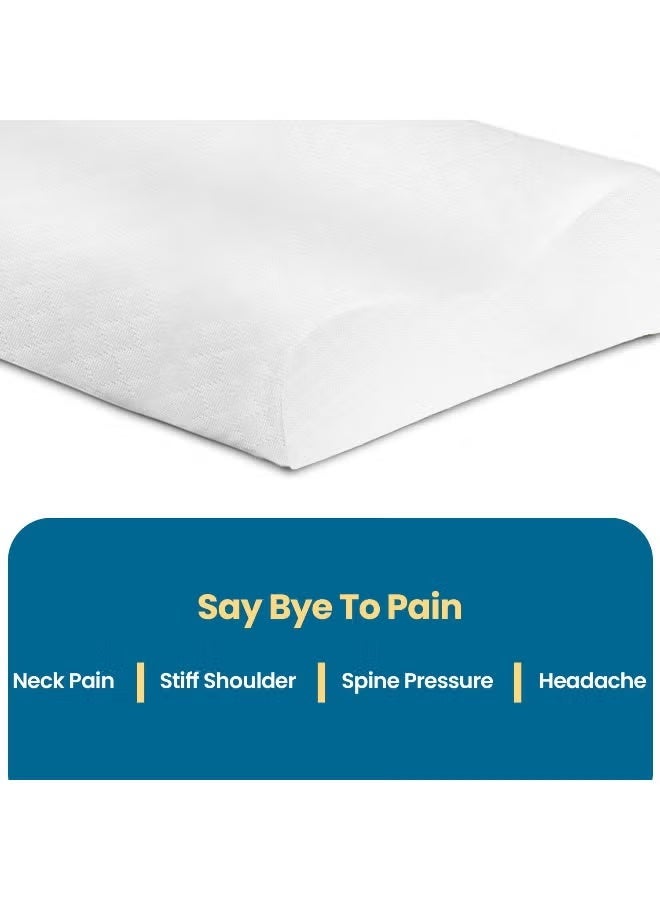 A very comfortable medical pillow for all sleeping positions, a memory foam pillow to treat neck pain, straighten the spine, and obtain a correct and comfortable sleeping position. - Image 4