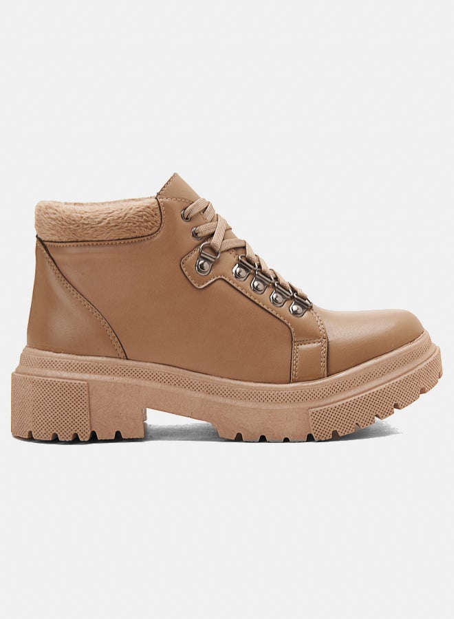 TGS Fur Lace Boots  - Image 2
