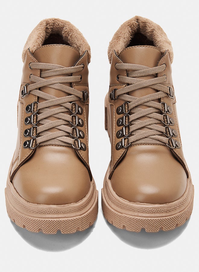 TGS Fur Lace Boots  - Image 4