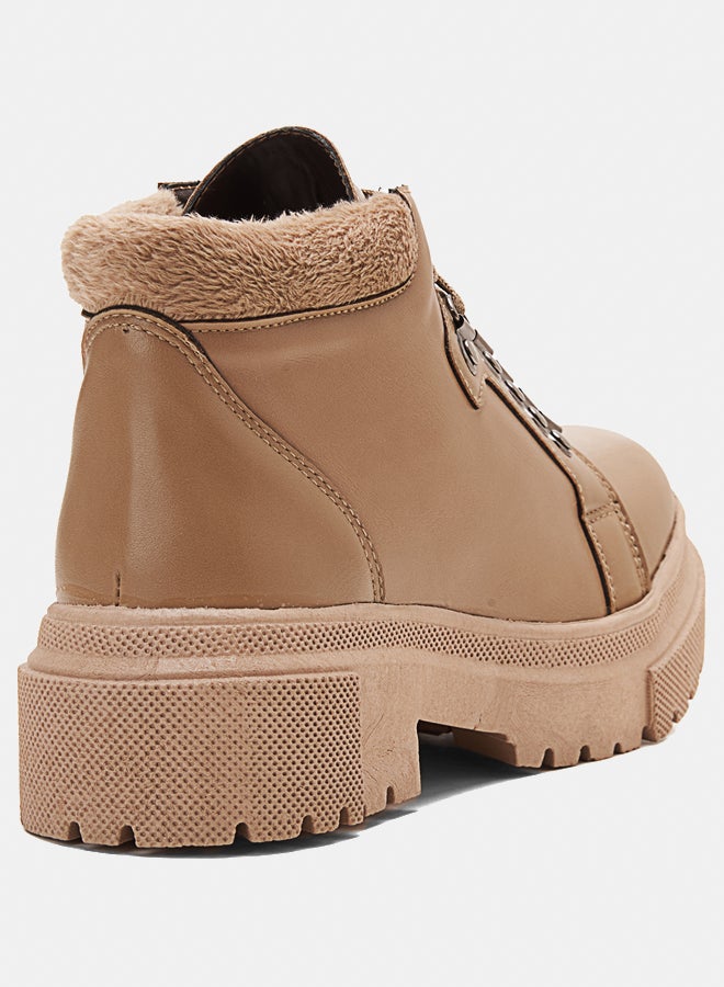 TGS Fur Lace Boots  - Image 3
