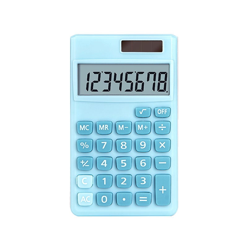 Qixin 12-Bit Classic Calculator Office Dedicated Dual-Power Non-Voice Computer C- 837C - Image 1