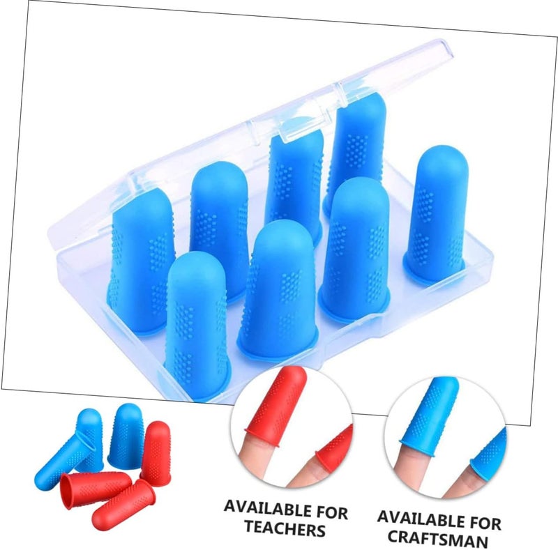 klarako 10pcs Scrapbooking Protectors Cracking Cots Sleeves Covers Scalding Finger Slip Trigger Anti Fingertip Protector Random Non- Tools Non-Slip with Sewing Sleeve Insulation Silicone - Image 3