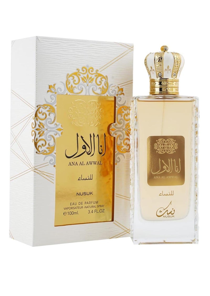 Ana Al Awwal by Nusuk Eau De Parfum Spray 3.4 oz / 100 ml (Women)