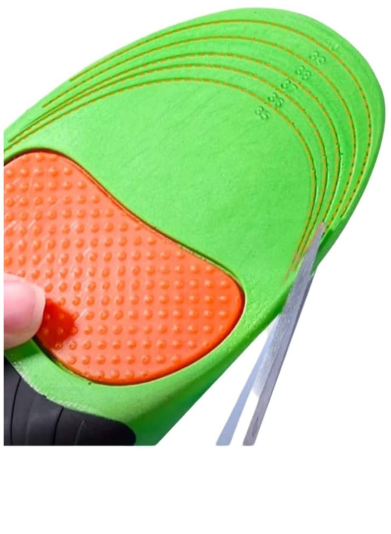 Orthotic Insole, Plantar Fasciitis Insoles, High Arch Support for Men Women, Orthotics Shoe Inserts Relieve Flat Feet, Heel Pain Size: LARGE - Image 4