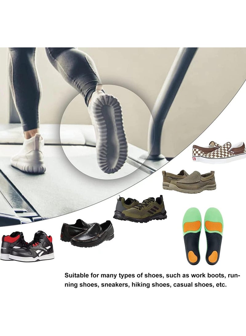 Orthotic Insole, Plantar Fasciitis Insoles, High Arch Support for Men Women, Orthotics Shoe Inserts Relieve Flat Feet, Heel Pain Size: LARGE - Image 3