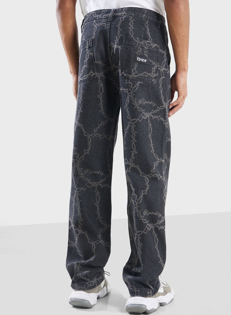 RIP N DIP Wired Denim Pants - Image 3