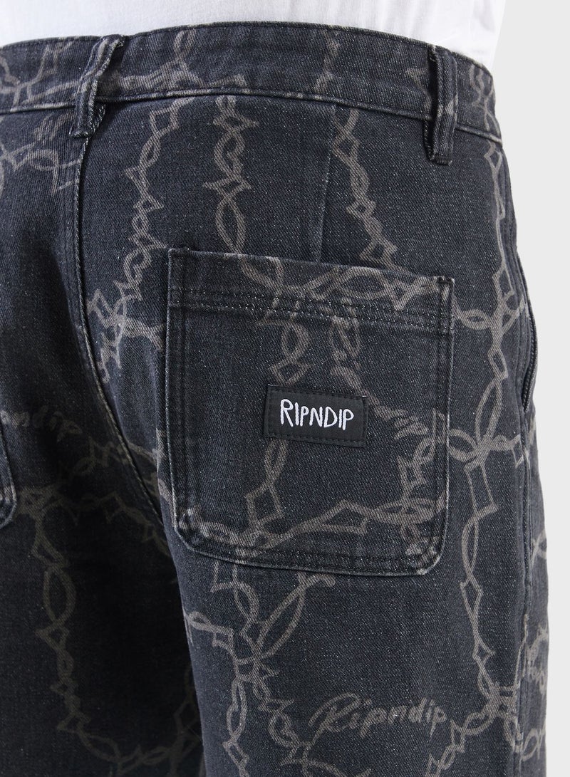 RIP N DIP Wired Denim Pants - Image 5