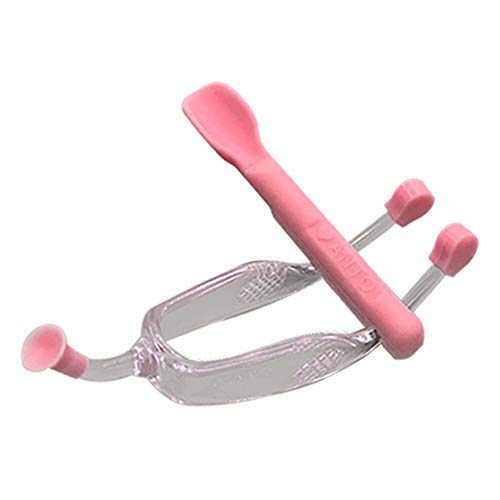 AITIME Soft Contact Lens Insertion and Removal Tool Set - Contact Lens Handler Device Includes Tweezers and Soft Silicone Scoop, Contact Lenses Removers for Travel Home Use (Pink) - Image 4