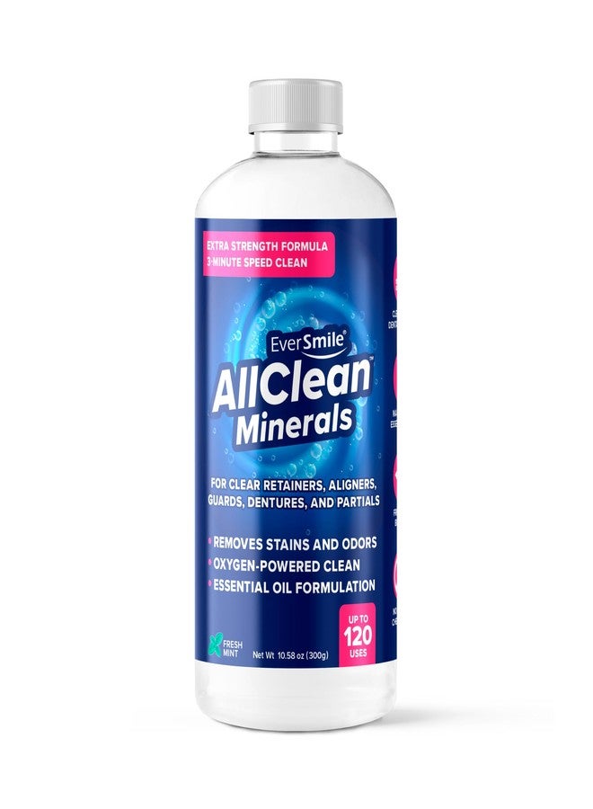 EverSmile AllClean Minerals – Deep Cleaner for Retainers, Clear Aligners, Invisalign, Dentures, Night & Mouth Guards – Removes Stains, Odors & Plaque in 3-Minutes – Up to 120 Uses (300g, 1 Pack - Image 1