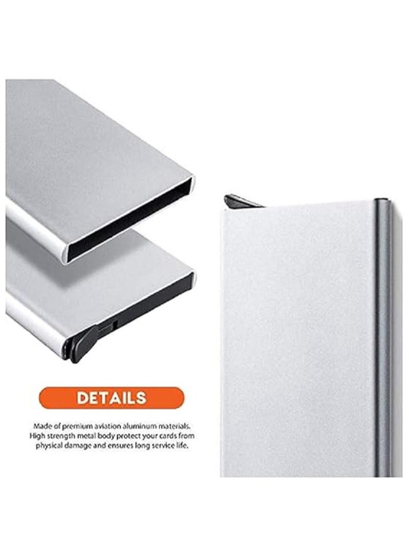 Aluminum wallet - aluminum ball - with blocking identification technology - Image 2