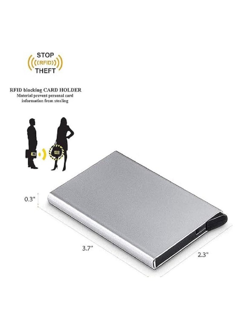 Aluminum wallet - aluminum ball - with blocking identification technology - Image 4