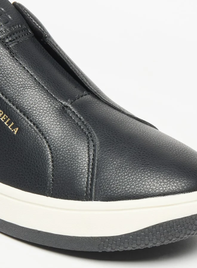 Flora Bella By Shoexpress Women's Solid Slip-On Low Ankle Sneakers