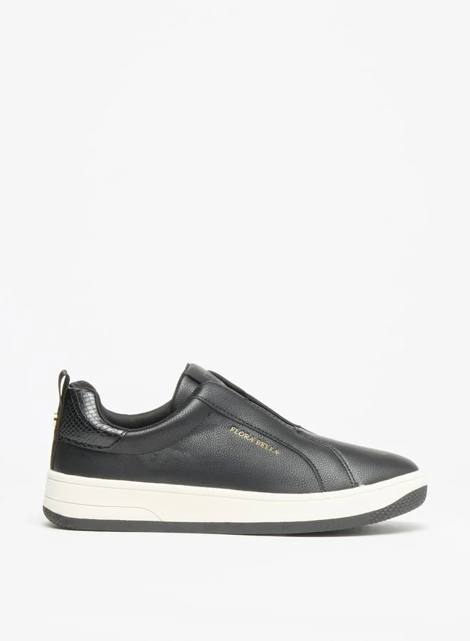 Flora Bella By Shoexpress Women's Solid Slip-On Low Ankle Sneakers