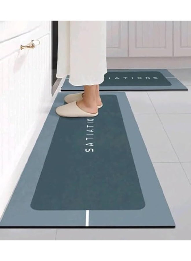 room mat 2pc of Water Absorbing Mats for you Kitchen or Bathroom Big - Image 2