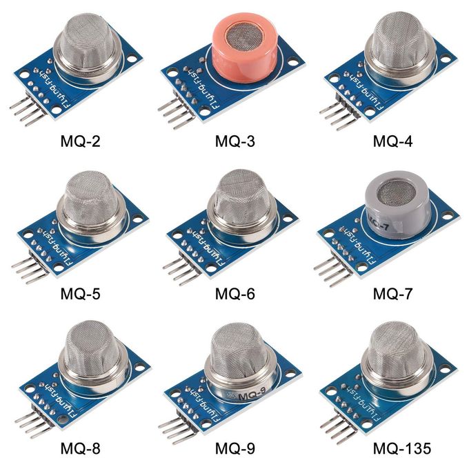 UMLIFE 9PCS/Lot Gas Detection Sensor Module MQ-2 MQ-3 MQ-4 MQ-5 MQ-6 MQ-7 MQ-8 MQ-9 MQ-135 Sensor Module for Arduino - Image 2