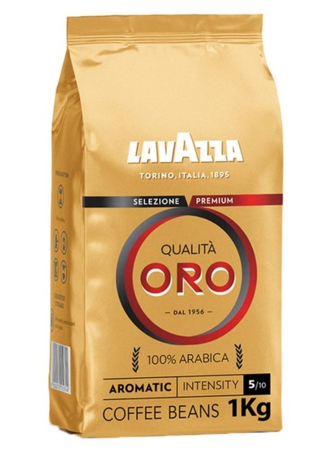 Lavazza Quality Oro 100% Arabica Espresso Coffee Beans 1000g - Image 1