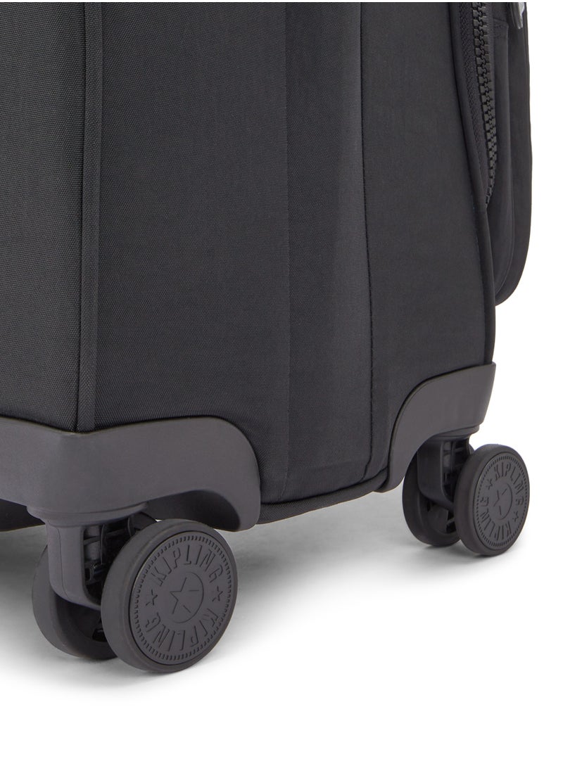 kipling - New Youri Spin Medium Wheeled Travel Case with Extendable Trolley Handle Black Noir - Image 1
