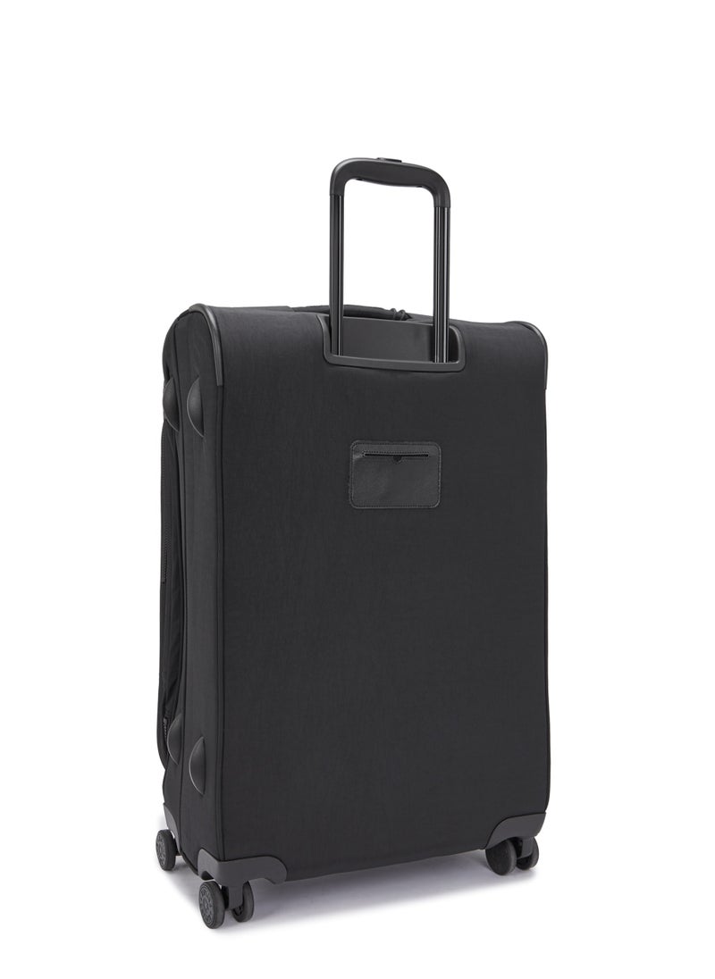 kipling - New Youri Spin Medium Wheeled Travel Case with Extendable Trolley Handle Black Noir - Image 1
