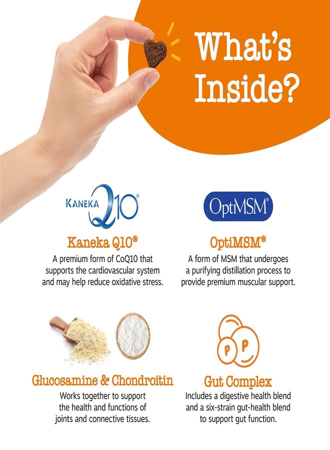 Zesty Paws 8-in-1 Multifunctional Supplements for Dogs - Glucosamine Chondroitin for Joint Support with Probiotics for Gut & Immune Health - Omega Fish Oil Antioxidants for Skin & Heart Health - 90ct, 4 Pack - Image 3