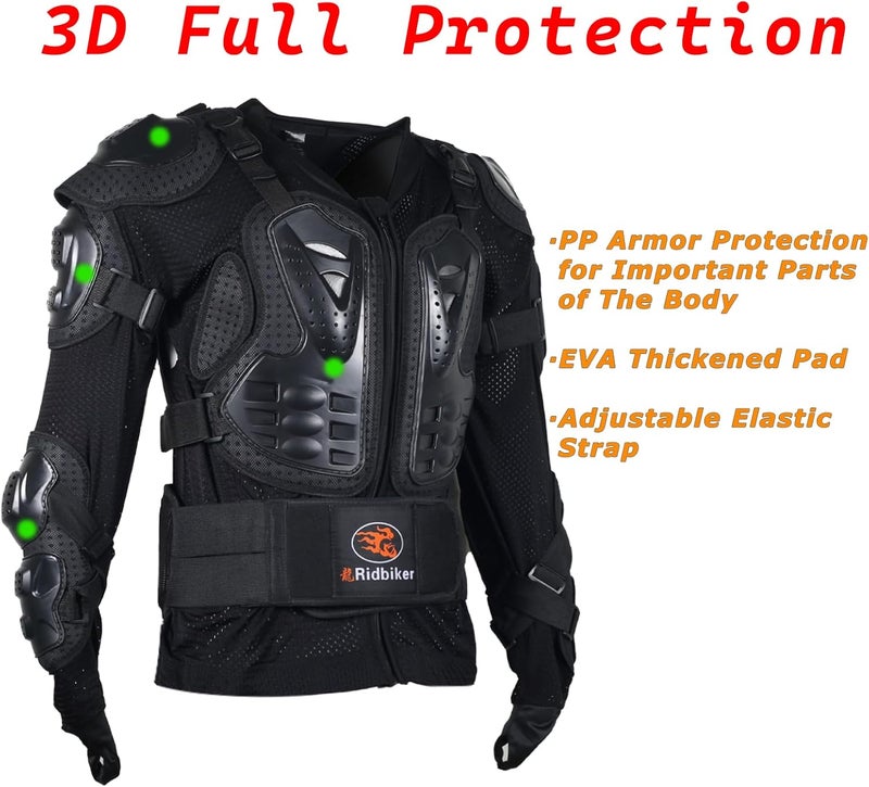 Ridbiker Full Body Armor Protector Jacket - Image 3