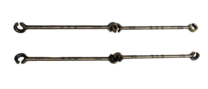 Kkriya Home Decor Life TIME Warranty HI Grade Quality Extension Rod for Swing Hammock Patio Punching Bag Antique Finish Pure Stainless STELL Brass 12MM Rod with Weight Capacity of 500KG Pack of 8PCS - Image 3