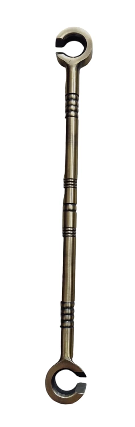 Kkriya Home Decor Life TIME Warranty HI Grade Quality Extension Rod for Swing Hammock Patio Punching Bag Antique Finish Pure Stainless STELL Brass 12MM Rod with Weight Capacity of 500KG Pack of 8PCS - Image 4