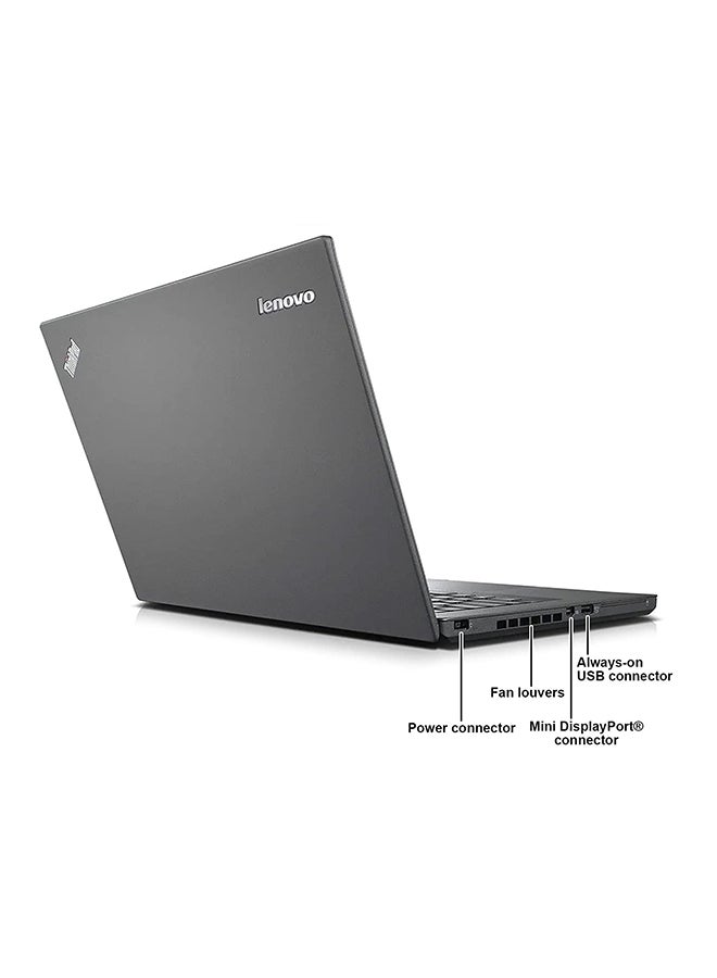 Lenovo Renewed - Thinkpad T440s (2014) Business Laptop With 14-Inch Display,Intel Core i5 Processor/4th Gen/8GB RAM/256GB SSD/Intel HD Graphics 4400 English/Arabic Black - Image 5