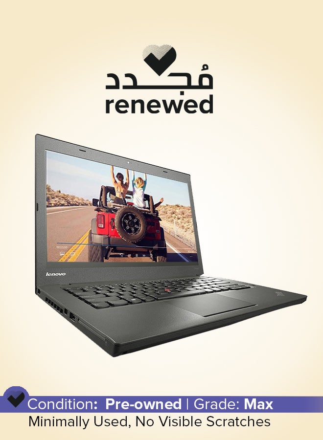 Lenovo Renewed - Thinkpad T440s (2014) Business Laptop With 14-Inch Display,Intel Core i5 Processor/4th Gen/8GB RAM/256GB SSD/Intel HD Graphics 4400 English/Arabic Black - Image 1