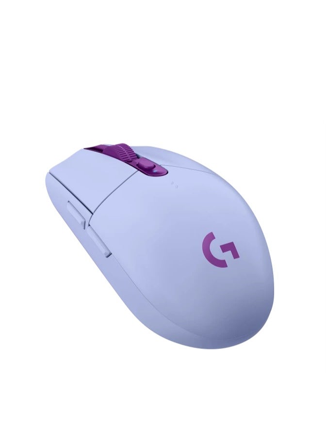 LOGI Logitech G304 Lightspeed wireless gaming mouse,HERO Sensor,Zero smoothing/acceleration/filtering,200 – 12,000 DPI,6 Programmable Button,250h Battery Life,On-Board Memory,Purple  - Image 2