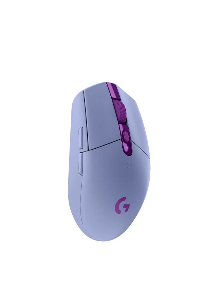 LOGI Logitech G304 Lightspeed wireless gaming mouse,HERO Sensor,Zero smoothing/acceleration/filtering,200 – 12,000 DPI,6 Programmable Button,250h Battery Life,On-Board Memory,Purple  - Image 5