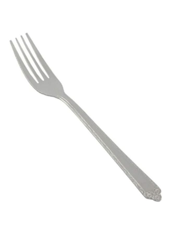 Alsaif 12-Piece Stainless Steel Fork Set Silver - Image 2