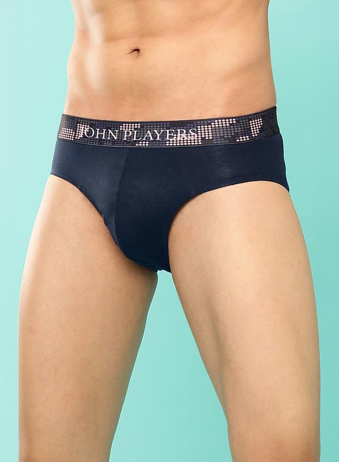 John Players Pack of 2 - Solid Briefs with Sublimation Waistband - Image 2