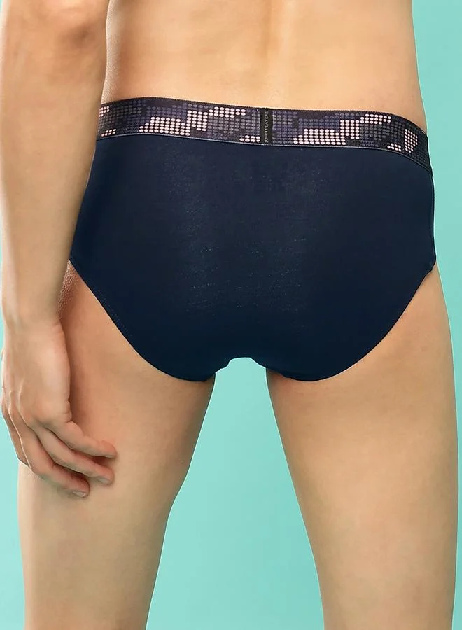 John Players John Player Pack of 2 - Solid Briefs with Sublimation Waistband