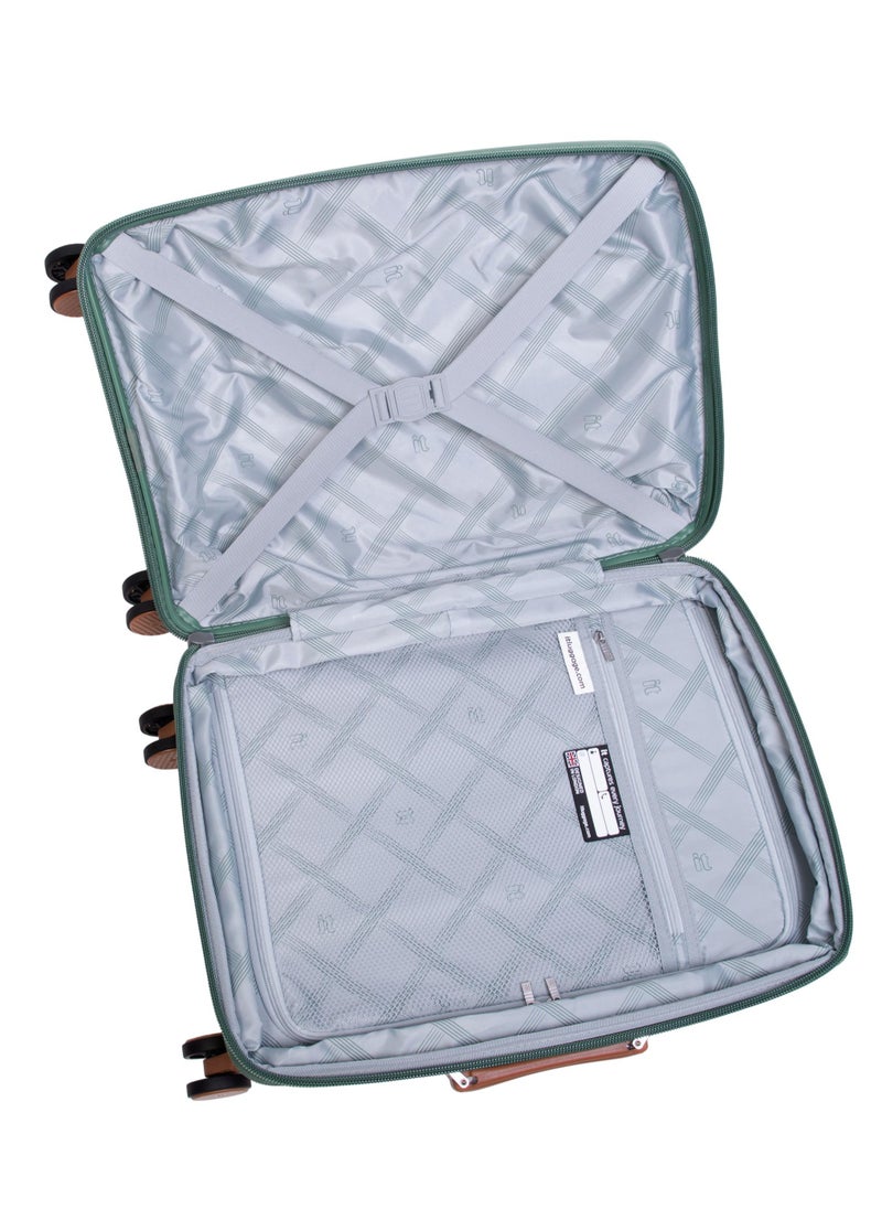 it Luggage Illustrious II, Unisex Polypropylene Material Hard Case Luggage, 8x360 degree Spinner Wheels, Expandable Trolley Bag, Double TSA lock, SKU15-3108B08, Cabin With Packet Size, Color Green Tea  - Image 4