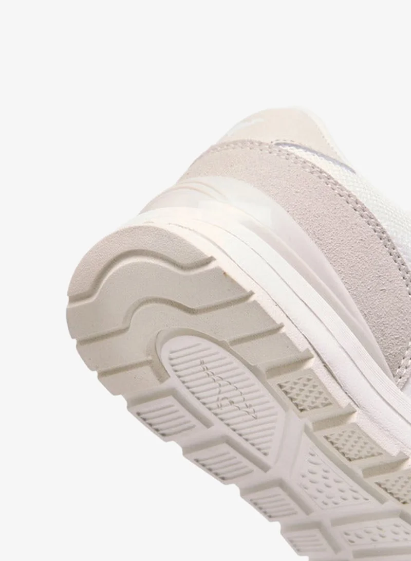 kangaROOS WHITE Girls' Logo Embossed Sports Shoes with Hook and Loop Closure for Women | Best Price UAE