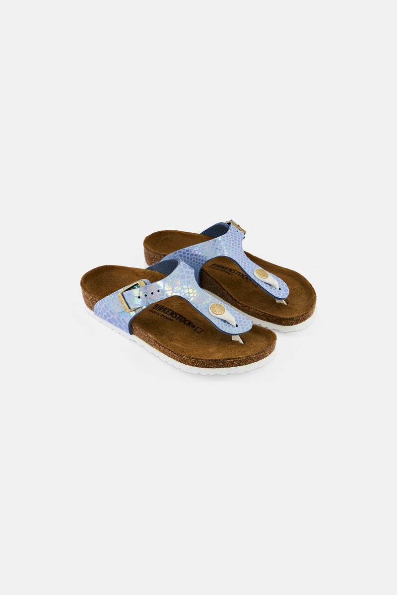 BIRKENSTOCK Kids Girl Slip On Cork Sandals, Multicolor - Image 1